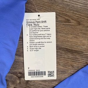 Lululemon Groove Pants in Wild Indigo Color